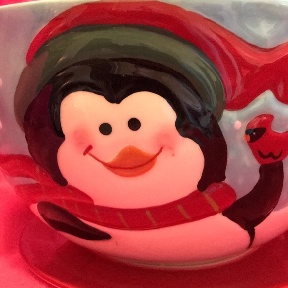 Oversized holiday Christmas Ceramic Candy Cup/Bowl - Picture 6 of 10